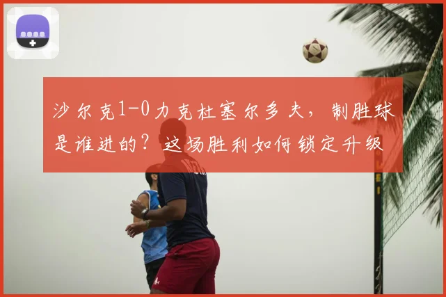 沙尔克1-0力克杜塞尔多夫，制胜球是谁进的？这场胜利如何锁定升级名额？